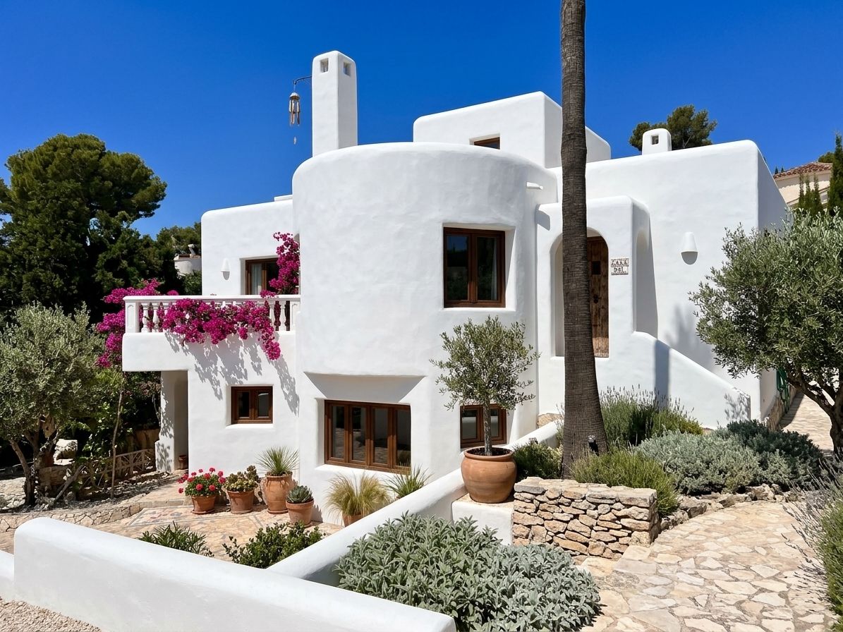 Villa estilo mediterranea cerca del centro de Moraira a la venta 