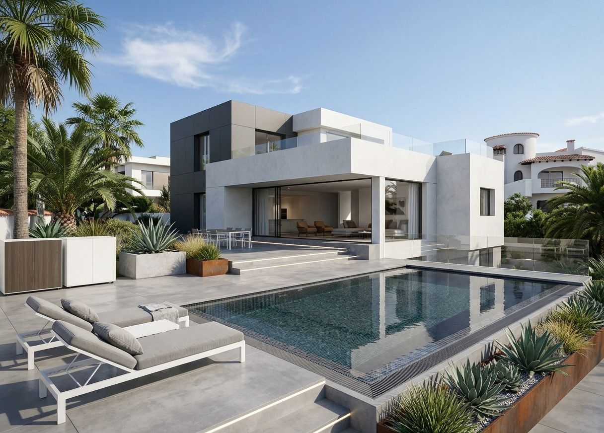 Villa acogedora allado del Club de Golf  y en Moraira 
